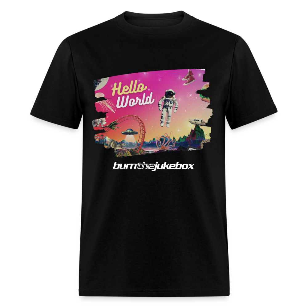 BTJ Unisex Hello World T-Shirt - black